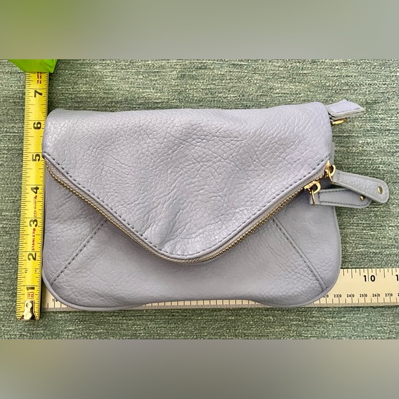 Vegan Leather Lilac Multi Pocket Clutch Purse - Picture 2 of 13